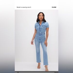 Petite Fit For Success Jumpsuit 
Good American brand 
BNWT
